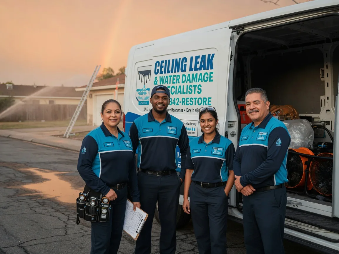Ceiling Leak Cleanup company in Brohman, MI