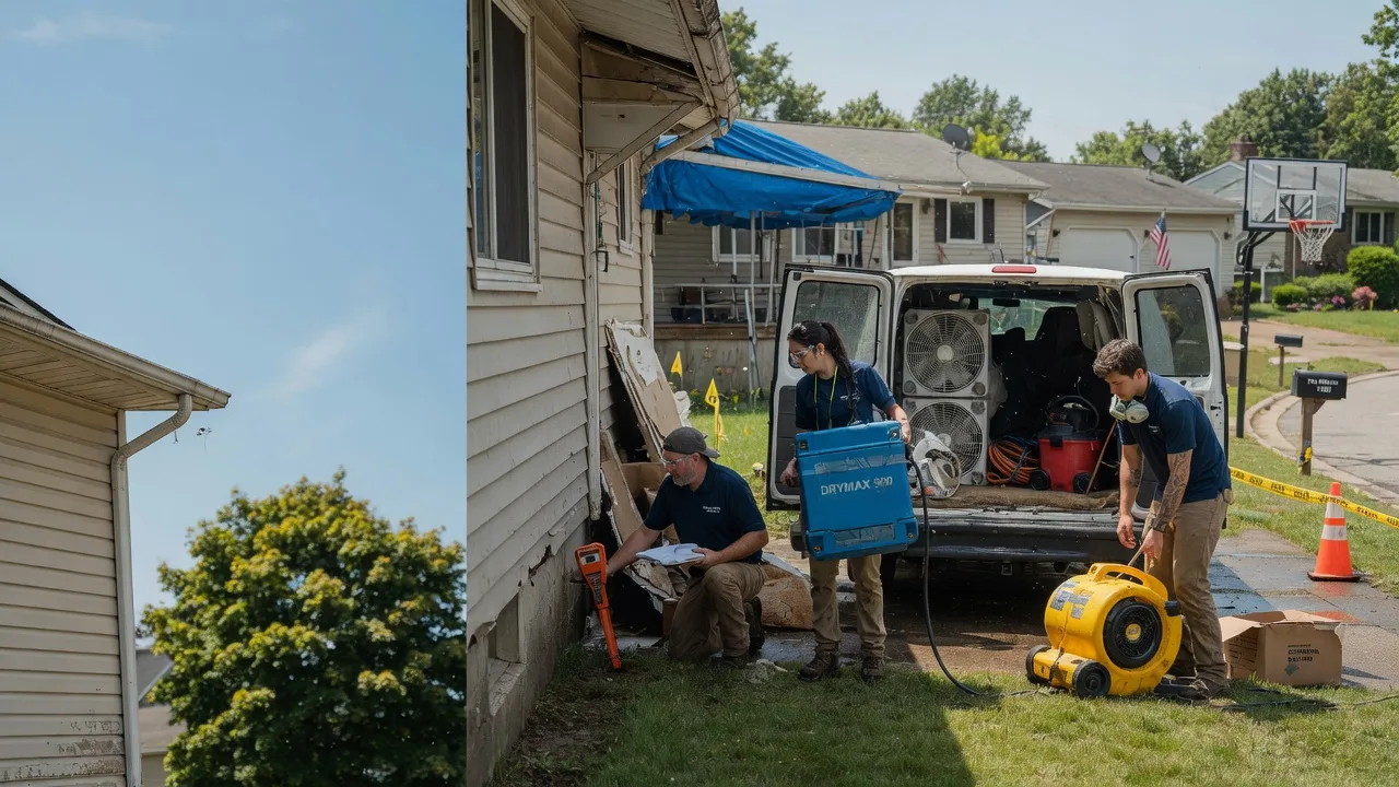 Ceiling Leak Cleanup in Brohman, MI near me