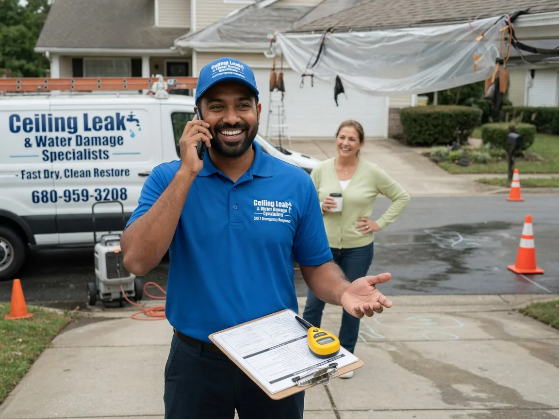 Ceiling Leak Cleanup Brohman, MI FAQs